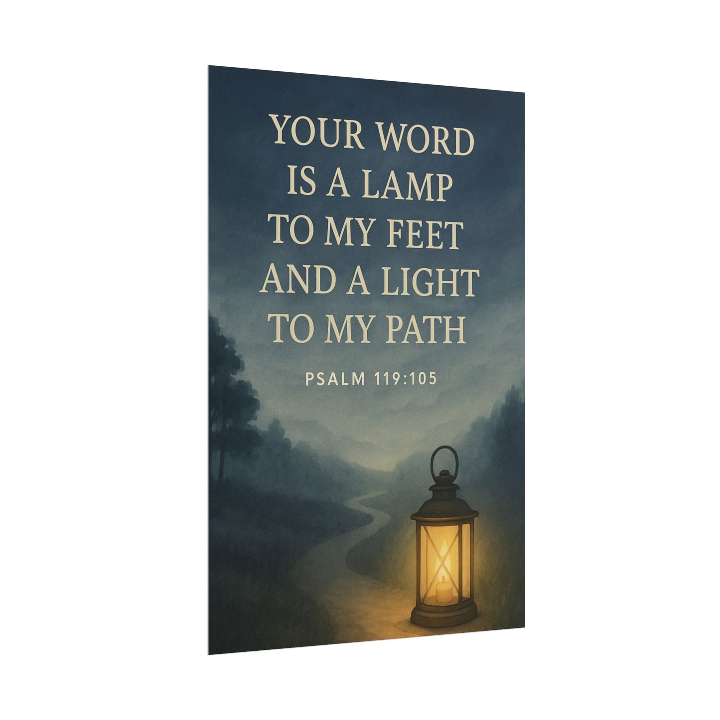 Psalm 119:105 Christian Posters
