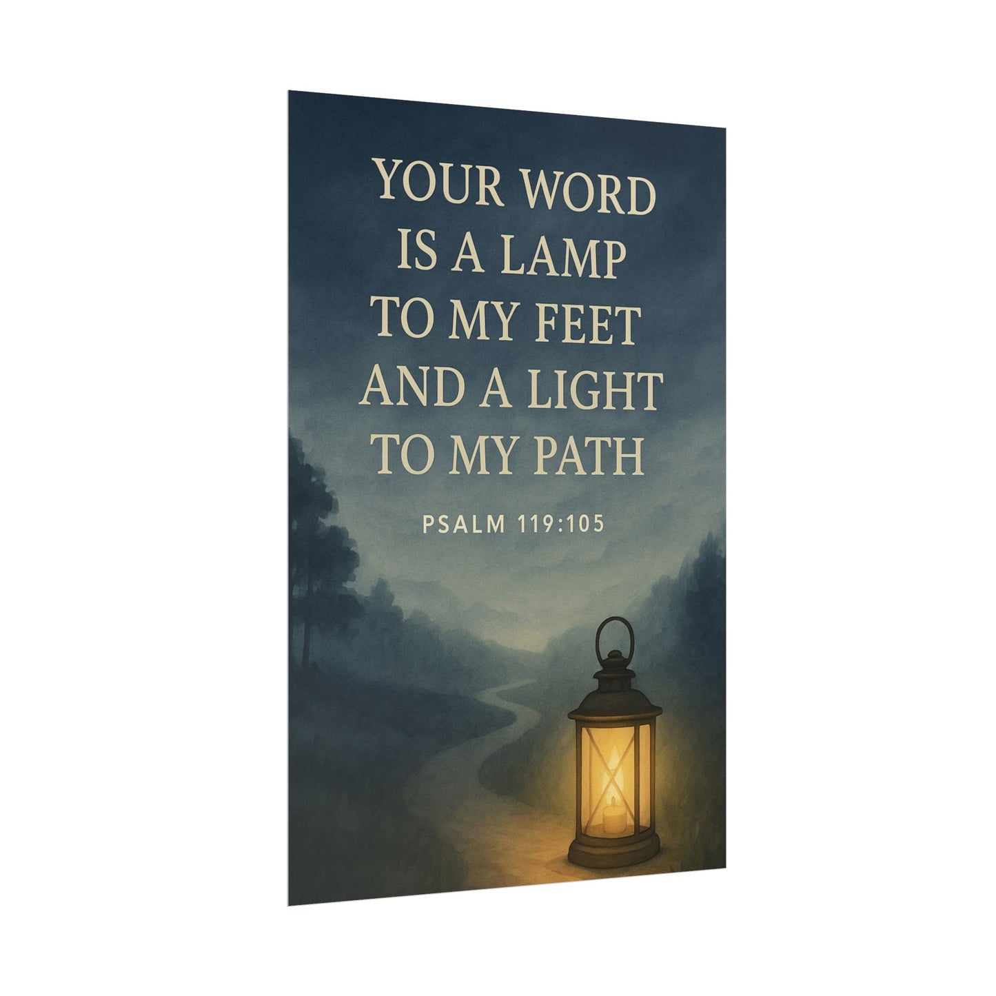 Psalm 119:105 Christian Posters