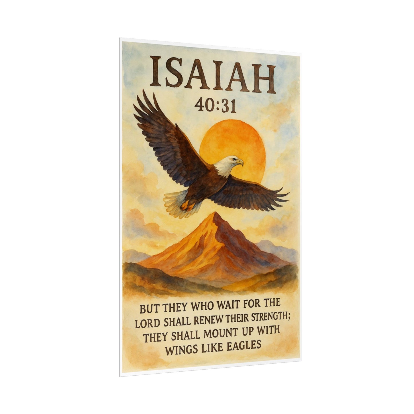 Isaiah 40:31 Christian Posters