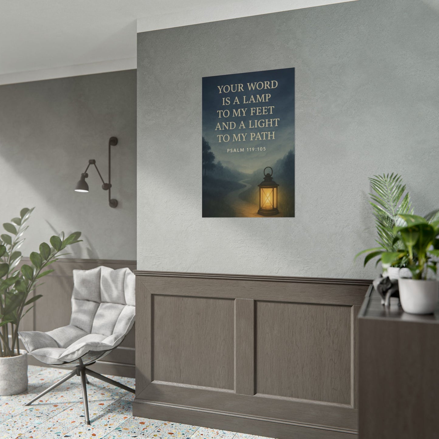 Psalm 119:105 Christian Posters