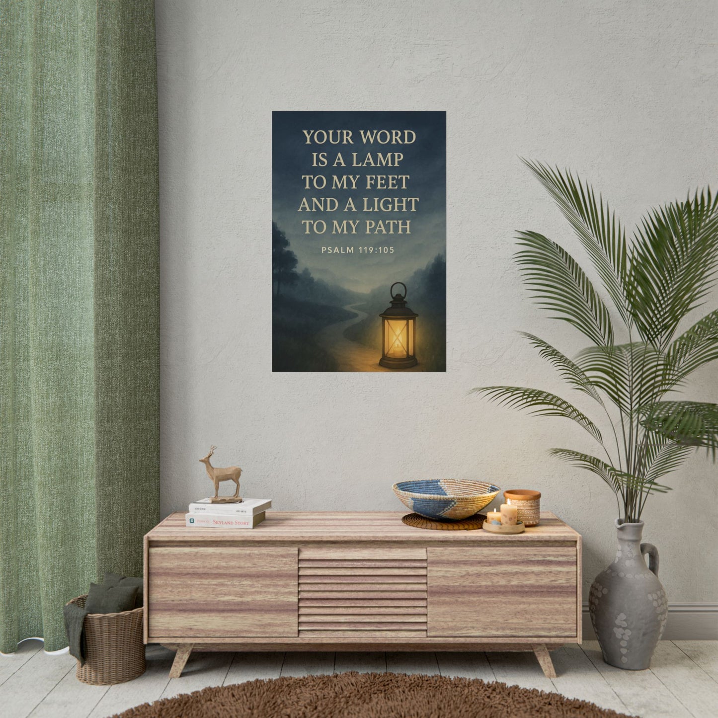 Psalm 119:105 Christian Posters