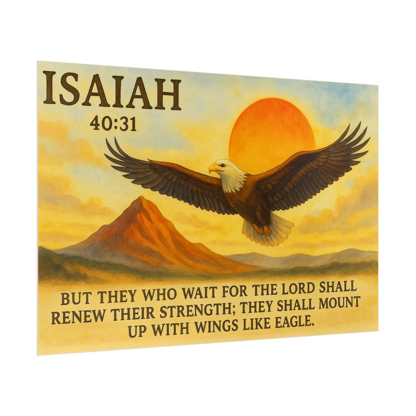 Isaiah 40:31 Christian Posters
