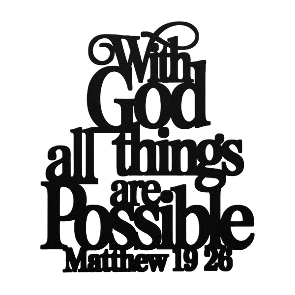 christian metal wall art