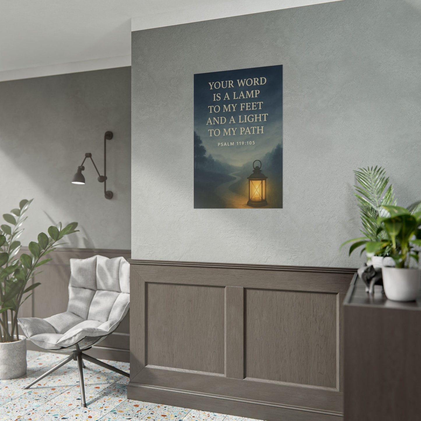 Psalm 119:105 Christian Posters