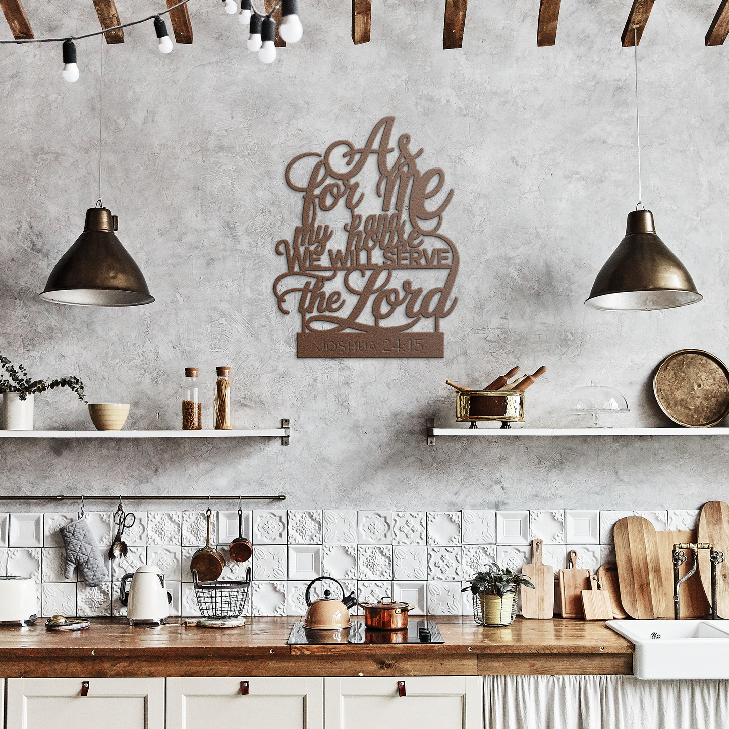 Joshua_18_Christian_Metal_Wall_Art___Copper_Rustic_Kitchen_Mockup.png